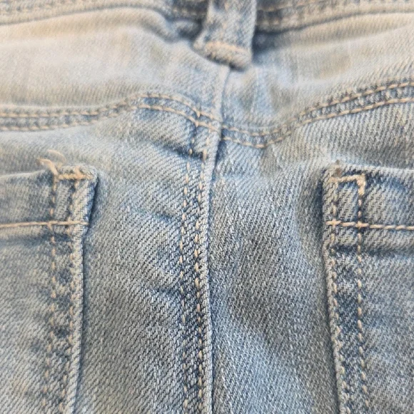 Stylish Light Blue Distressed Skinny Jeans - Picture 9 of 10